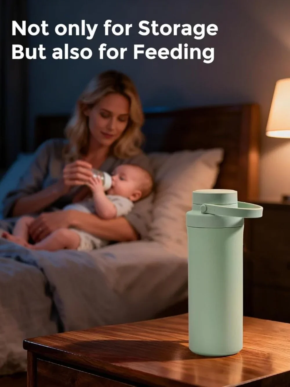 22oz Portable Breast Milk Cooler Bottle with 360° Cooling & Baby Bottles
